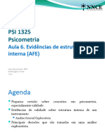 PUC-Rio - 2023 - Psicometria - Aula 8 - Estrutura Interna AFE
