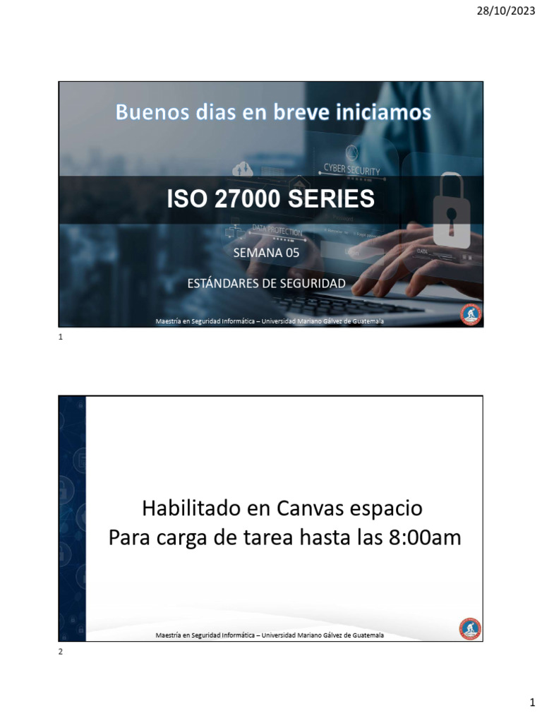 ISO 27001:2022 y Controles de Seguridad | PDF | La seguridad ...