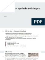 Components Symbols and Simple Circuits Lesson 1 & 2