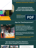 Kiat Mendapatkan Legalitas Usaha Bagi Pelaku Teacherprenuer