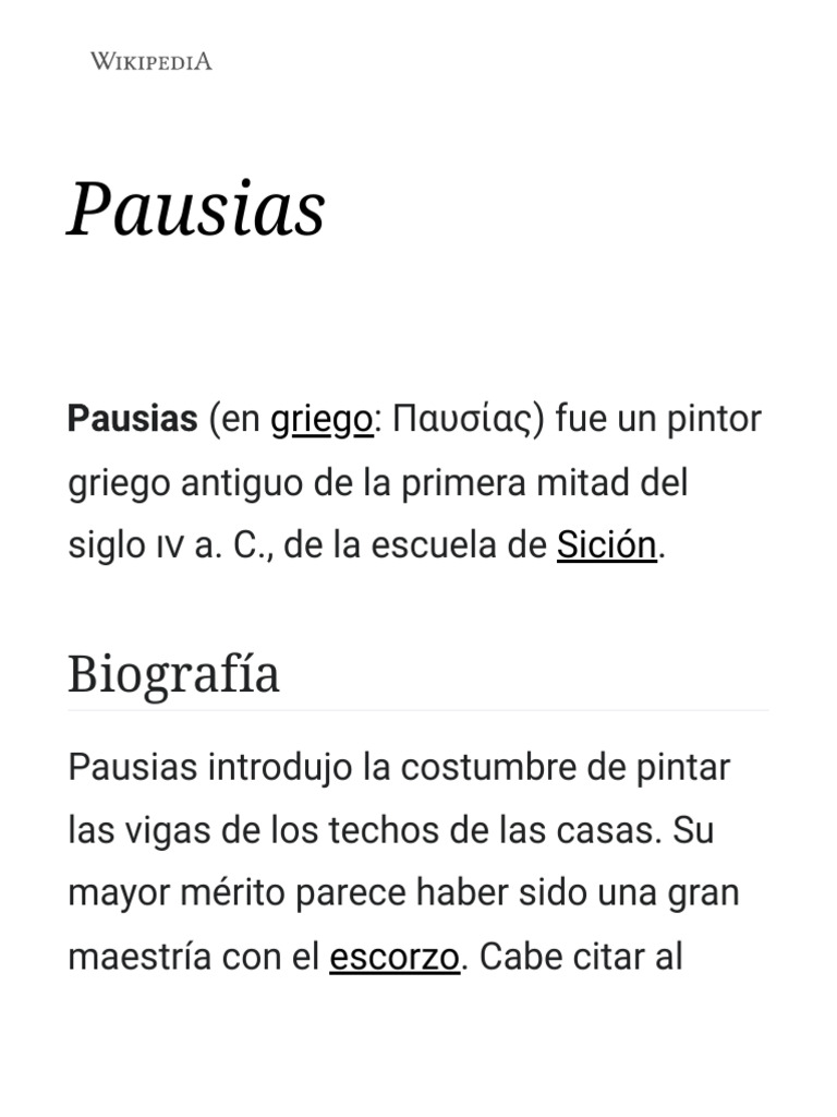Pausias PDF Artes plásticas Pinturas