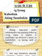 Tibay NG Iyong Kalooban Aking Susubukin Esp 6 Q1 W 5 D1