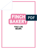 Finch Yule Log Recipe