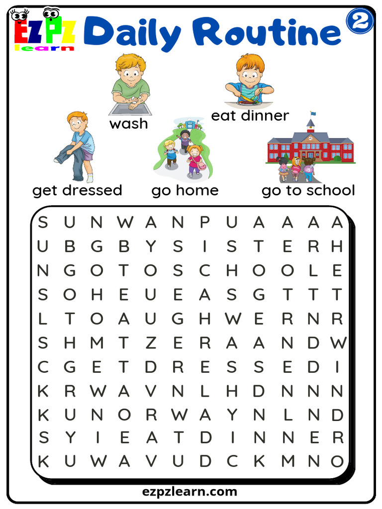 Daily Routine Activities Guide | PDF | Self-Improvement