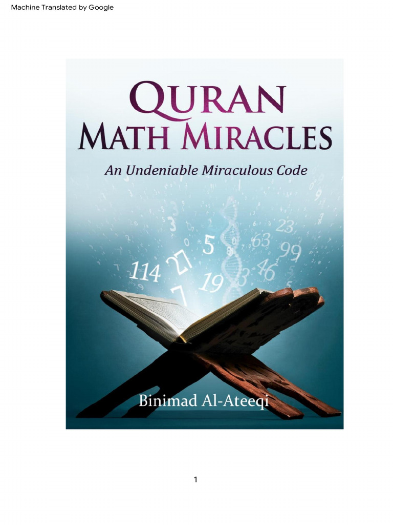 Quran Math Miracles By Binimad Al Ateeqi 1 189 Pdf
