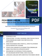 Pedoman Umum Pengembangan Anak Usia Dini