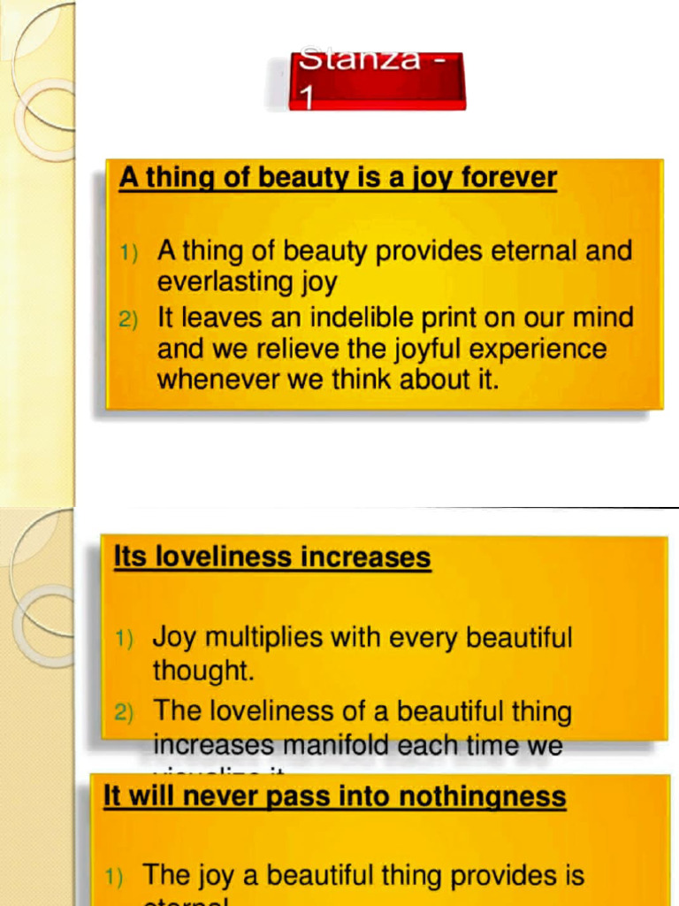 A thing of beauty pdf