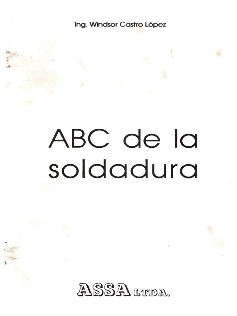 Texto abc de la soldadura que ocr pdf soldadura construcci n