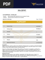 Flipkart: Deal Report