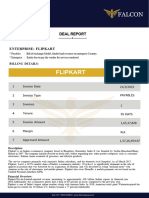 Flipkart: Deal Report