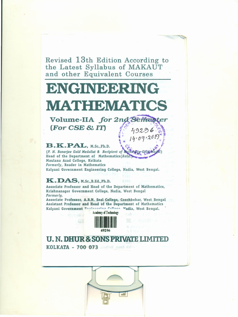 K vol.1-7、WHITE&BLACK Blu-ray Engineering Mathematics Volume-IIA | PDF | Probability
