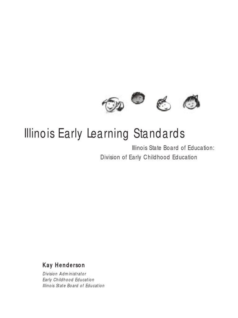 Early Learning Standards PDF Science Information