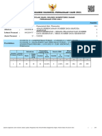 Rekapitulasi Hasil SKD CPNS Pemkab. Wonosobo THN 2021