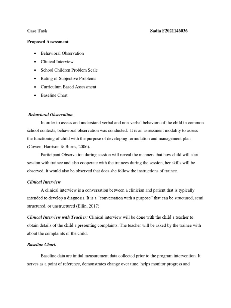 Case Report School Psychology | PDF | Socioeconomic Status | Learning