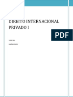 Direito Internacional Privado I: 11/09/2011 Ana Nascimento