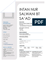 Resume Internship (Intan) 2