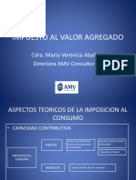 Impuesto Al Valor Agregado: Cdra. María Verónica Aballay Directora AMV Consultores