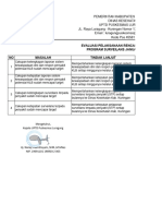 Format Evaluasi Tindak Lanjut SE