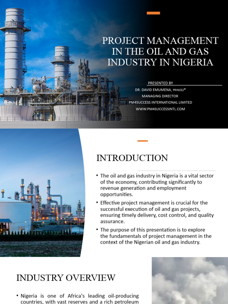 Print - Project Management in The Oil and Gas Industry | PDF | Project ...