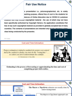 Cost and Time Estimation 19IN