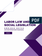 2023 Omnibus Notes - Labor Law