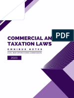 2023 Omnibus Notes - Part 2 - Taxation Law Law