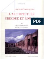 Dictionnaire Methodique de L'architecture Grecque Et Romaine - Vol. 3