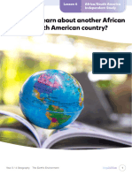 Africa - South America Independent Study