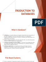 Chapter 1 Introduction to databases