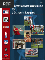 Protective Measures Guide For Sports Leagues