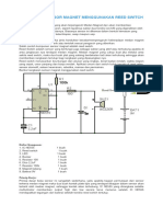 Rangkaian Sensor Magnet Menggunakan Reed Switch Ok