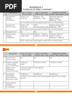 American Express Fees and Charges Overview | PDF | Credit Card | Fee