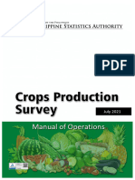2021 Crops Production Survey Manual of Operations