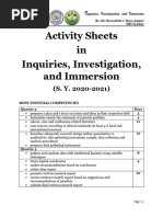 3is Activity Sheets Quarter 1