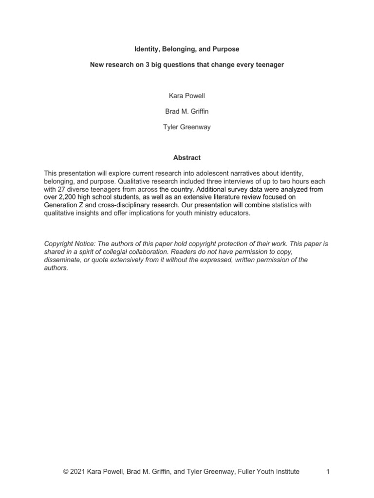 3BigQuestionsthatCanChangeEveryTeenager PDF Adolescence Anxiety Disorder