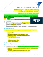 Contract Works Procurement Plan Full 2017 2
