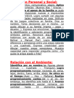 Formación Personal y Social Boletas Instrumentos