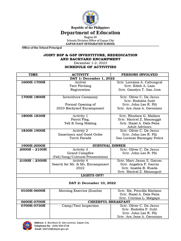backyard-camping-schedule-of-activities-pdf-outdoor-recreation