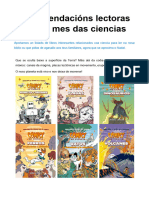 Recomendacións Lectoras Mes Das Ciencias