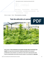 Test de Adicción Al Cannabis - Cannabis Abuse Screening Test (CAST) - Importante