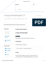 Crispy-Bootstrap5 PyPI
