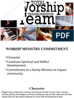 Worship Team Training Session - August 19, 2023
