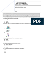 Soal Pas Kelas 1 Tema 6