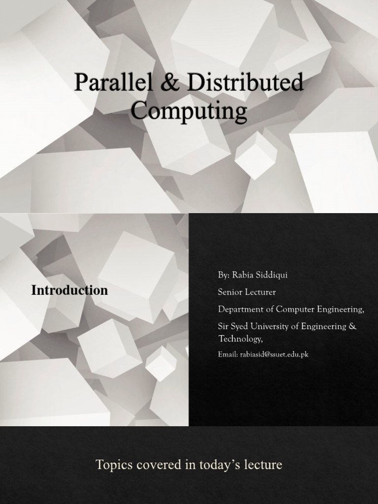 Pdc week 2 performance metrice amdahl s law pdf parallel
