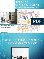 Fitness & Exercise Manangement (UNIT-3)