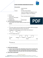 Formulir Security Screening