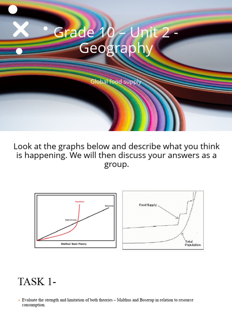 Unit 2 Global Food Supply PDF