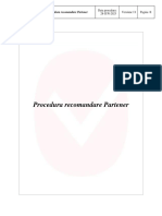 Procedura Recomandare Partener - Exclusiv Pentru Parteneri