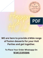 Holi With Paprika and Pie