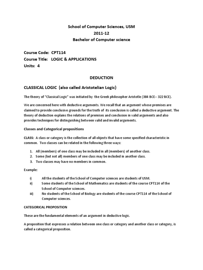 Chapters 5 7 | PDF | Argument | Logic